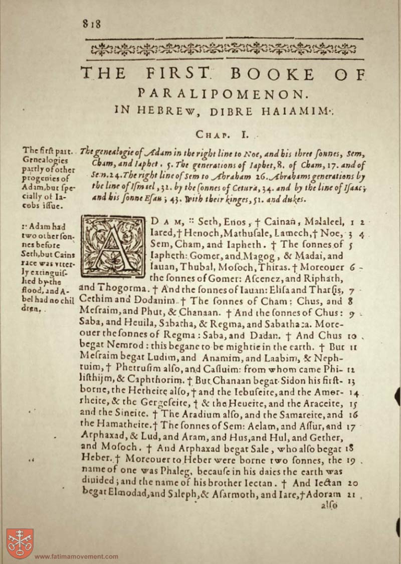 Original Douay Rheims Catholic Bible scan 0838
