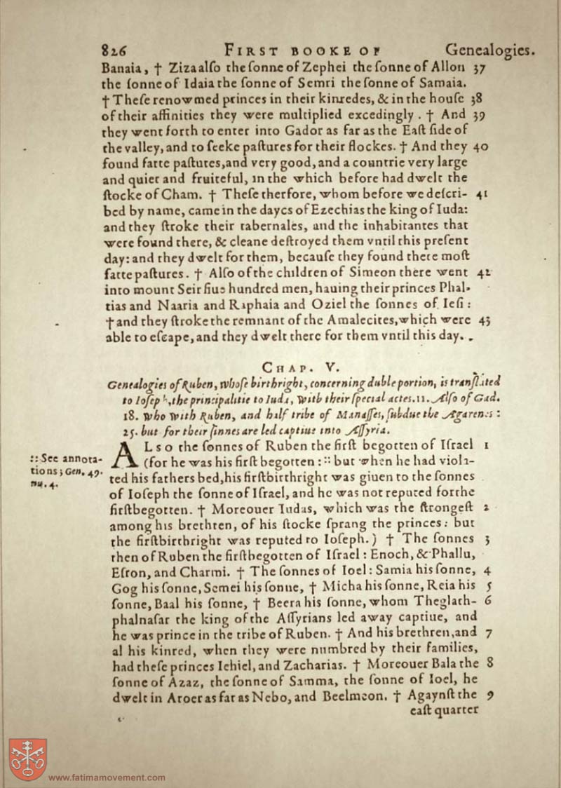 Original Douay Rheims Catholic Bible scan 0846