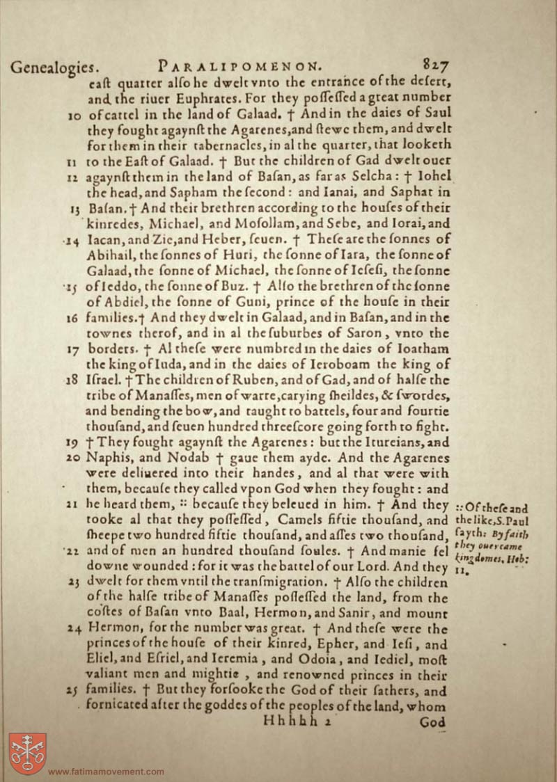 Original Douay Rheims Catholic Bible scan 0847