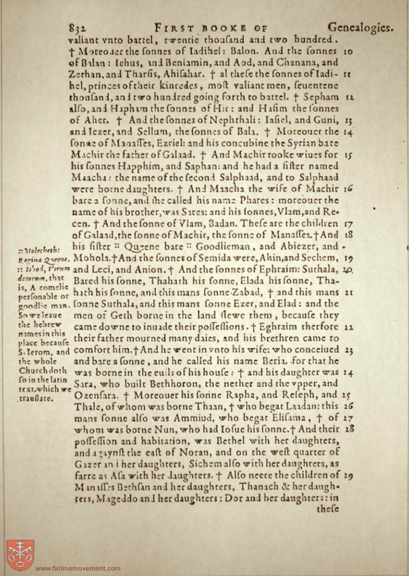Original Douay Rheims Catholic Bible scan 0852