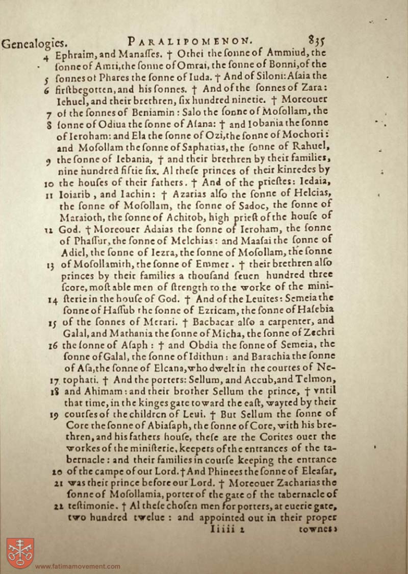 Original Douay Rheims Catholic Bible scan 0855