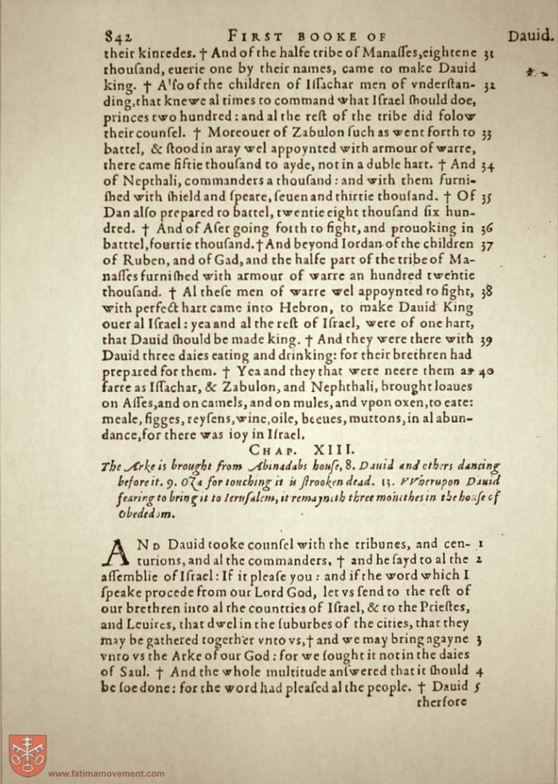 Original Douay Rheims Catholic Bible scan 0862