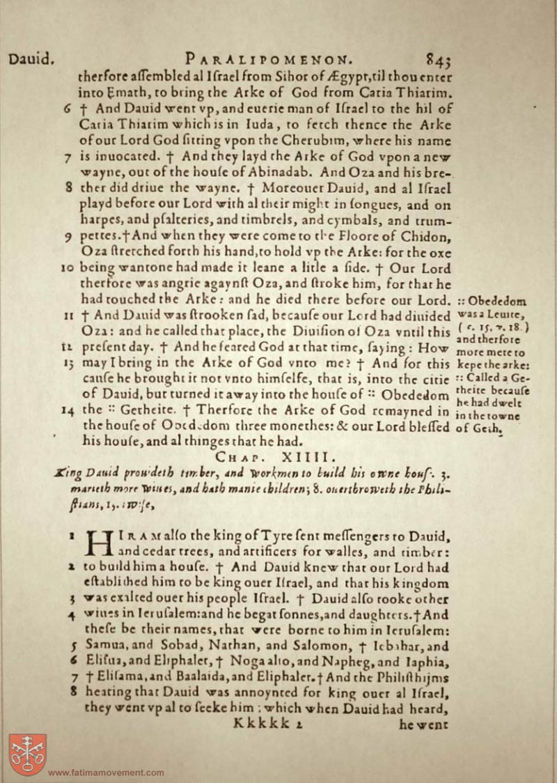 Original Douay Rheims Catholic Bible scan 0863