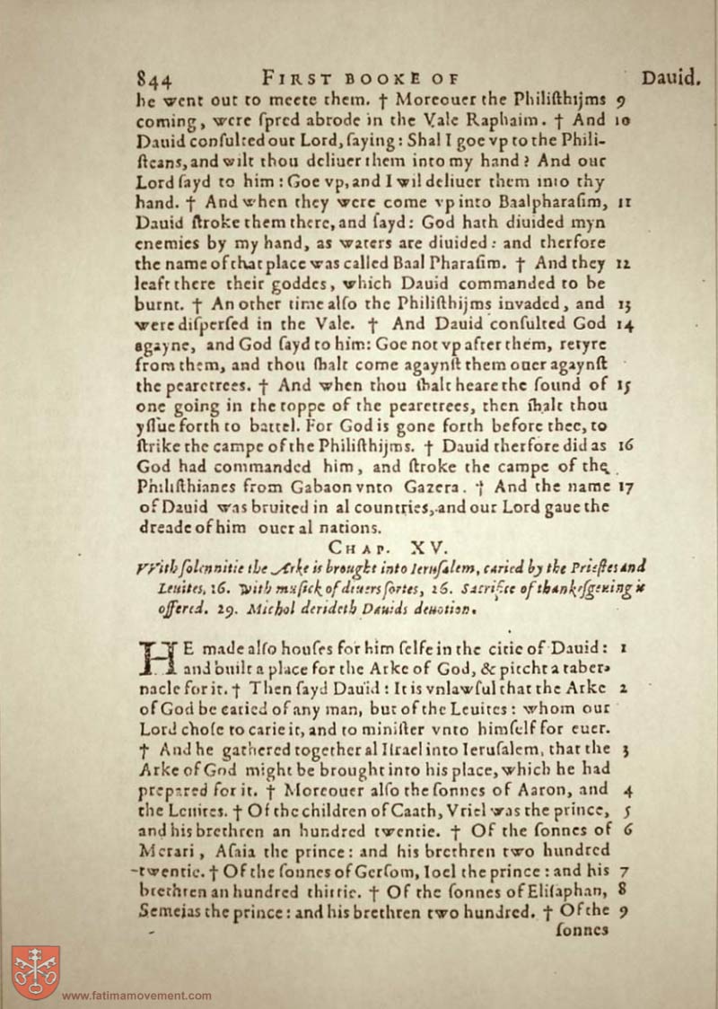 Original Douay Rheims Catholic Bible scan 0864