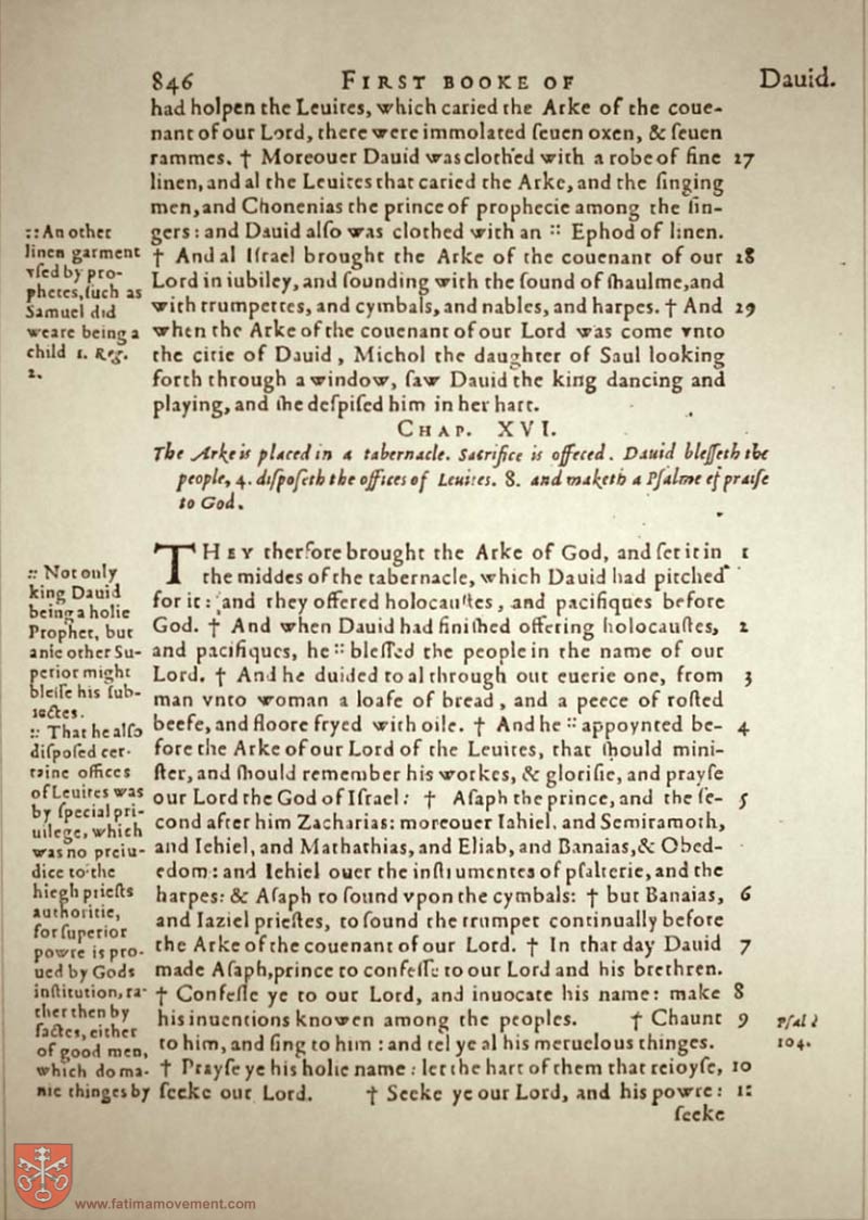 Original Douay Rheims Catholic Bible scan 0866