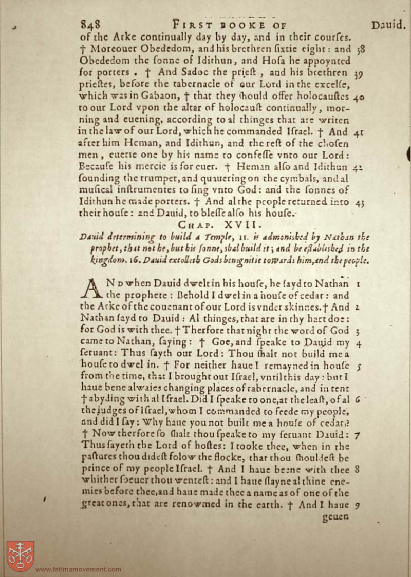 Original Douay Rheims Catholic Bible scan 0868