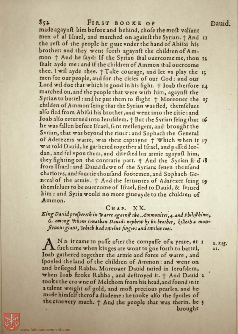 Original Douay Rheims Catholic Bible scan 0872