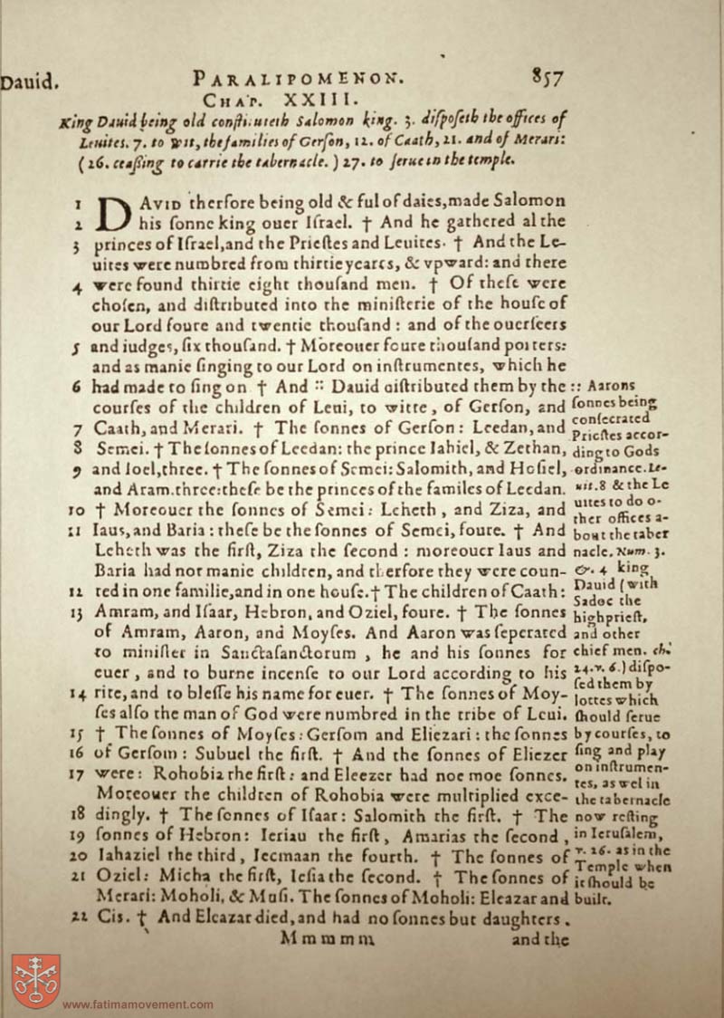 Original Douay Rheims Catholic Bible scan 0877