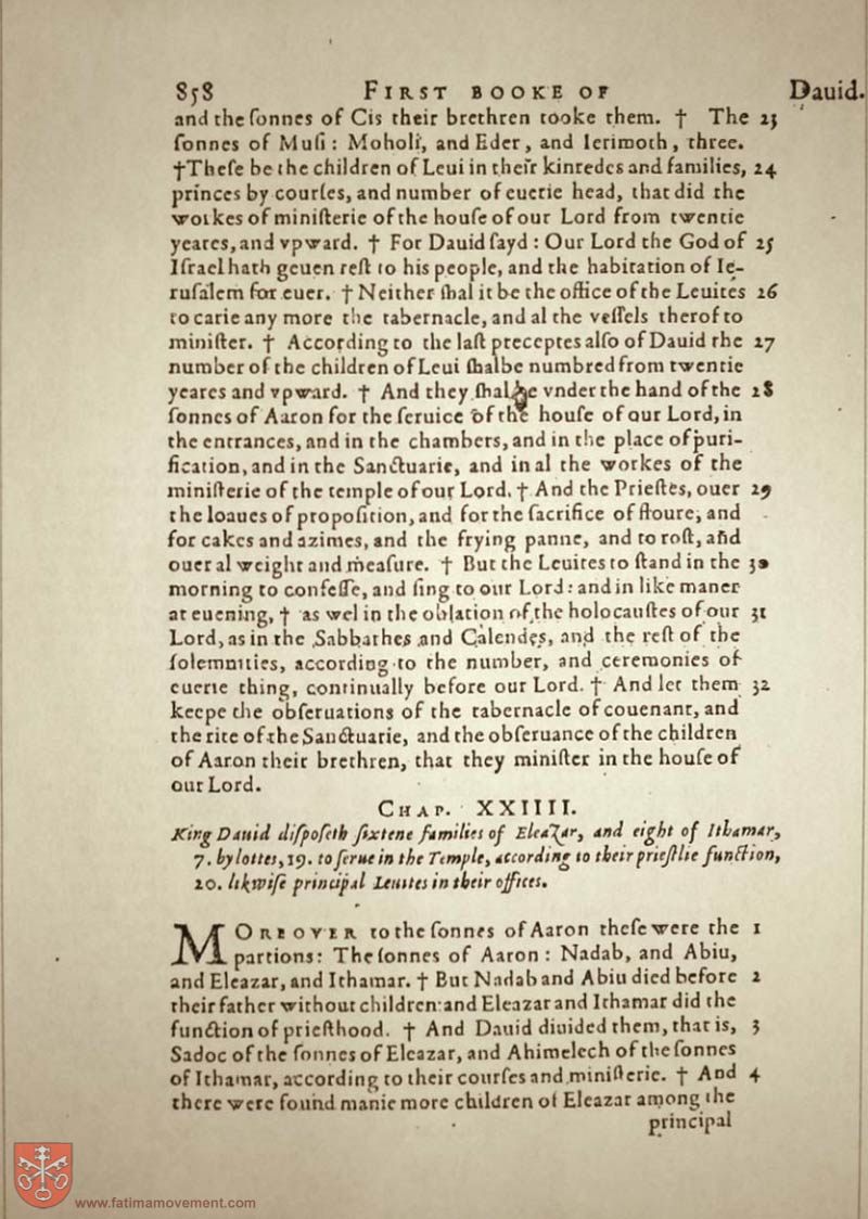 Original Douay Rheims Catholic Bible scan 0878