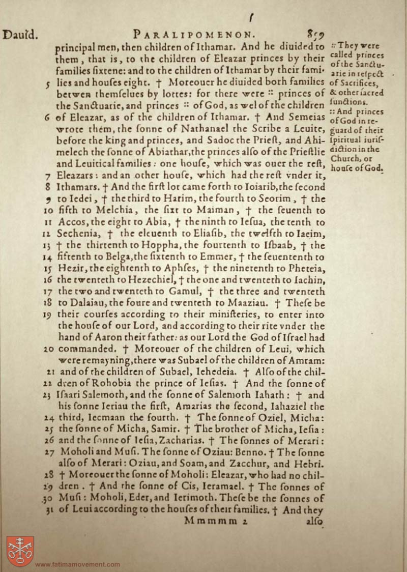 Original Douay Rheims Catholic Bible scan 0879