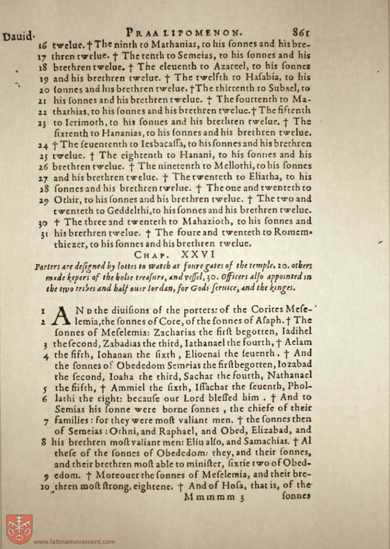 Original Douay Rheims Catholic Bible scan 0881
