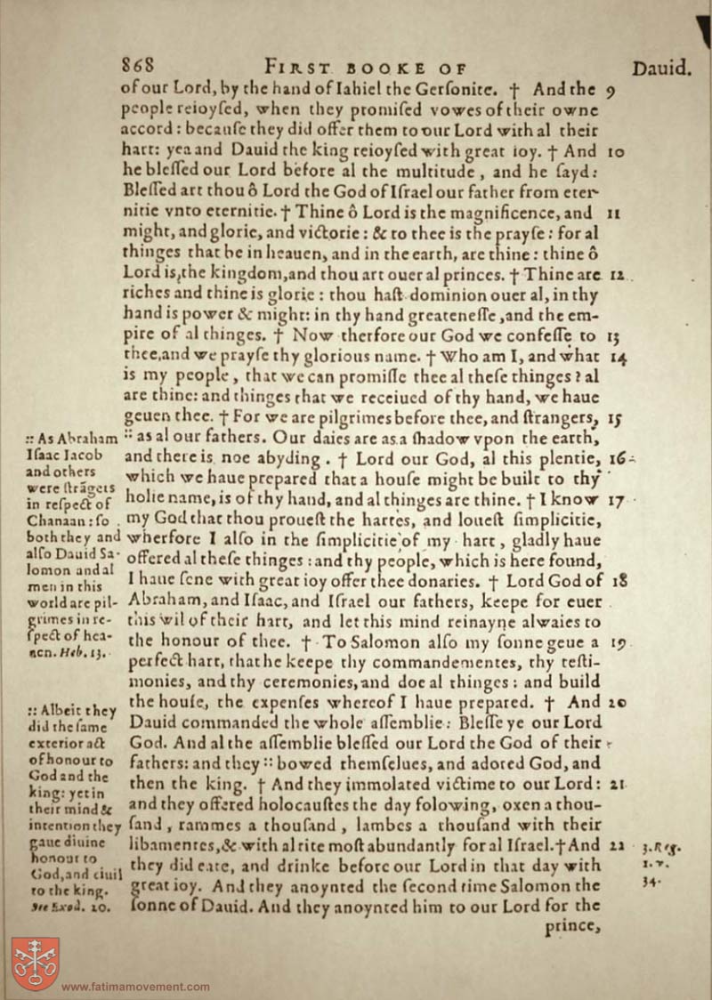 Original Douay Rheims Catholic Bible scan 0888