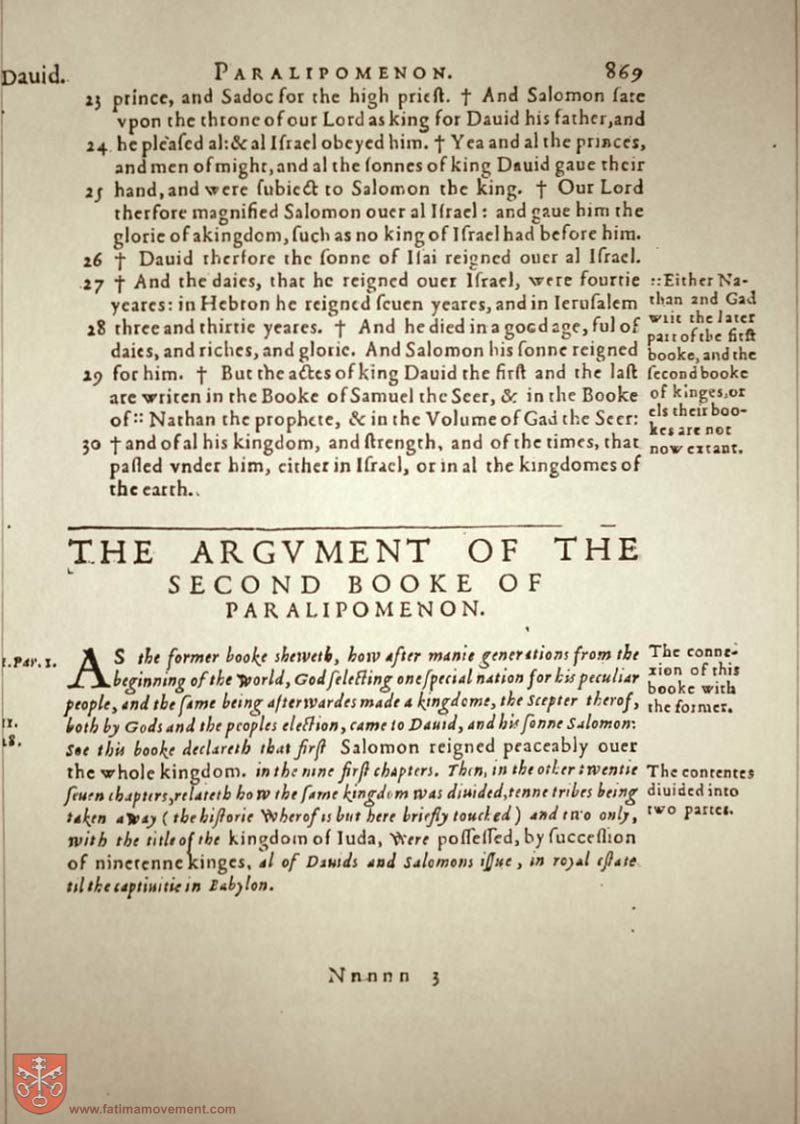 Original Douay Rheims Catholic Bible scan 0889