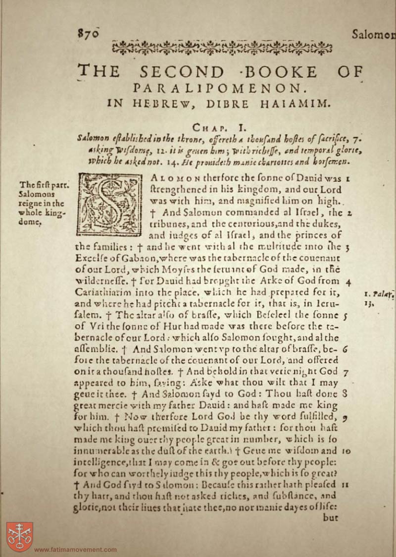 Original Douay Rheims Catholic Bible scan 0890