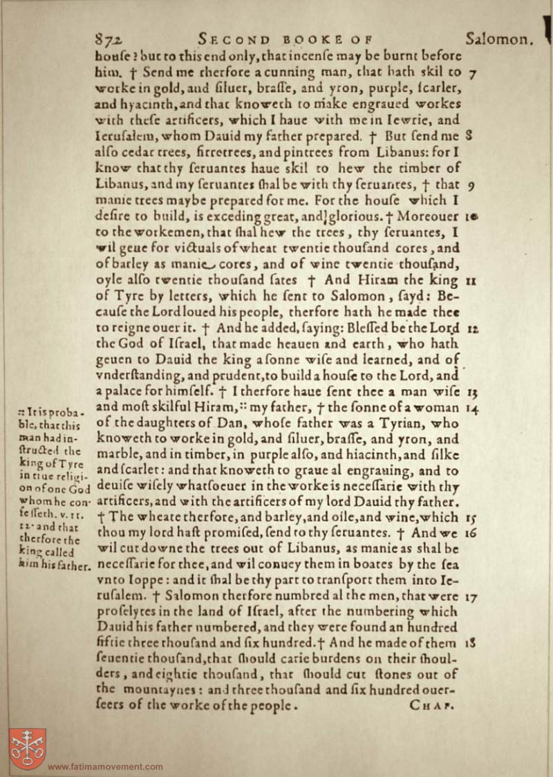 Original Douay Rheims Catholic Bible scan 0892