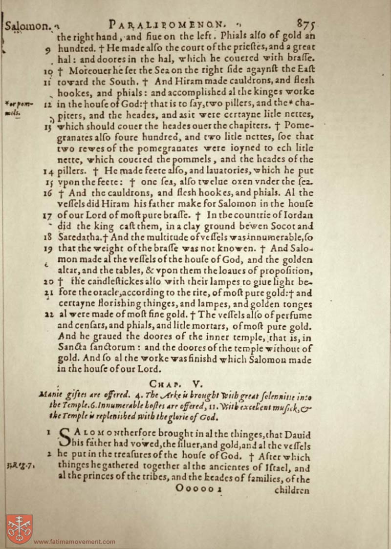 Original Douay Rheims Catholic Bible scan 0895