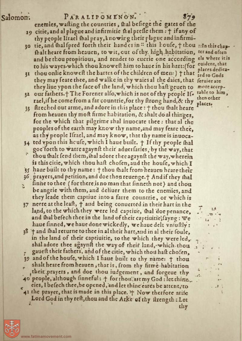 Original Douay Rheims Catholic Bible scan 0899