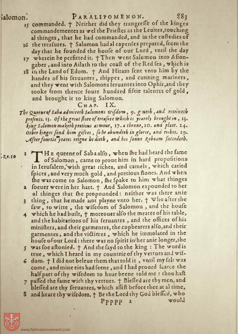Original Douay Rheims Catholic Bible scan 0903