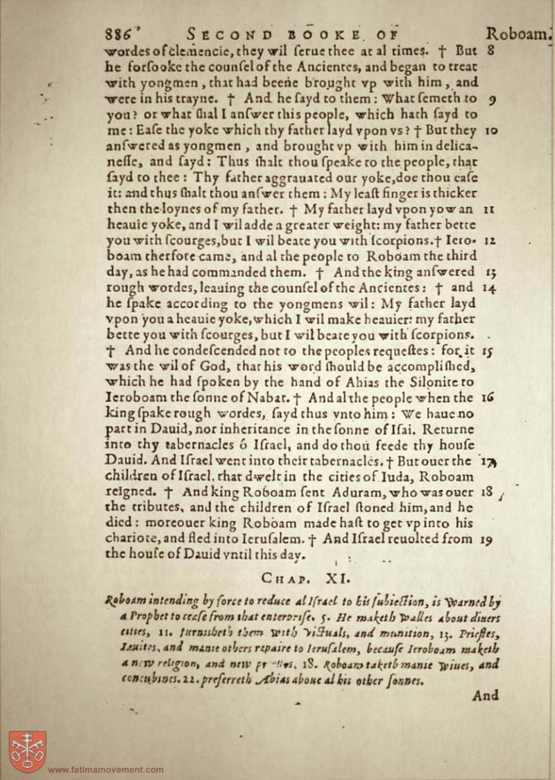 Original Douay Rheims Catholic Bible scan 0906
