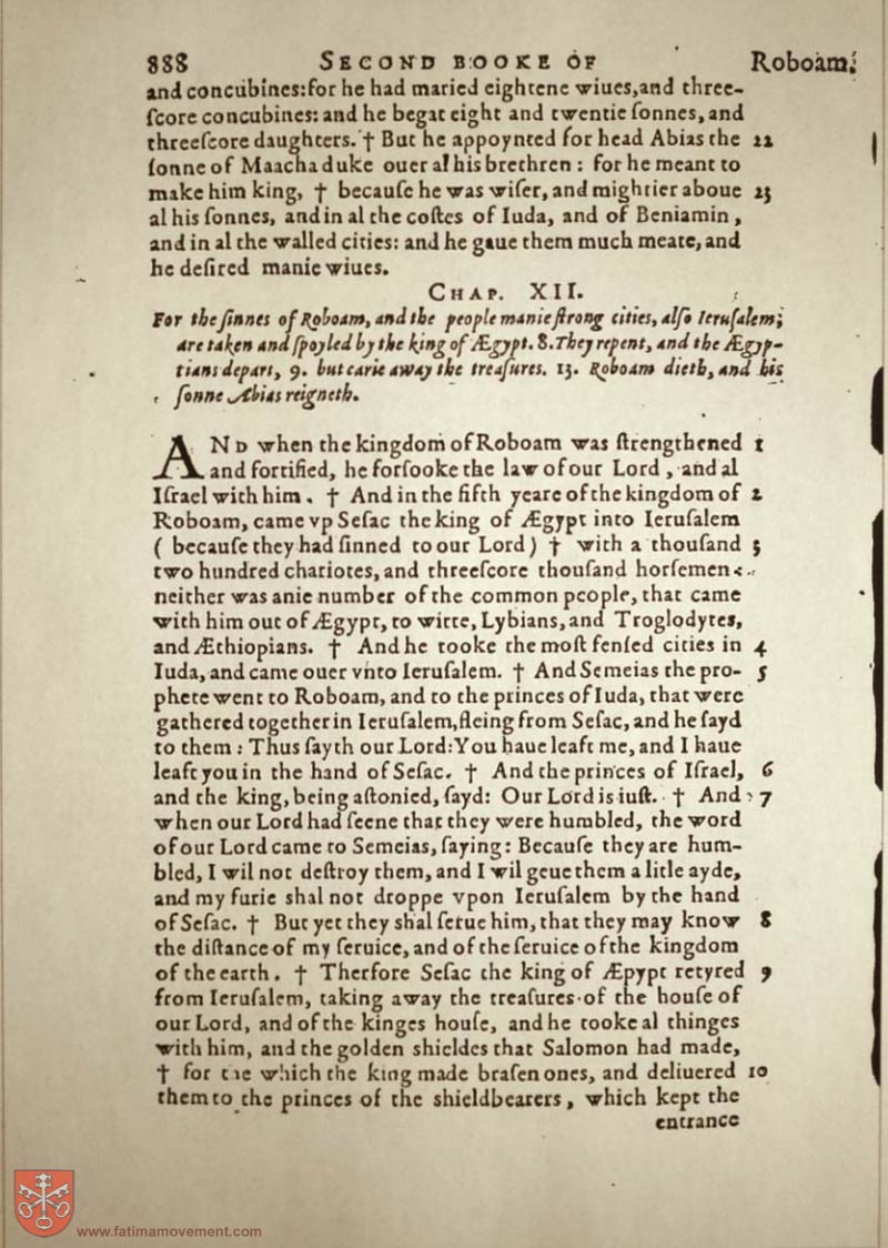 Original Douay Rheims Catholic Bible scan 0908