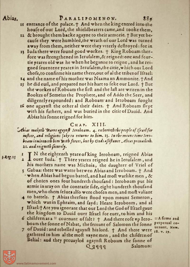 Original Douay Rheims Catholic Bible scan 0909