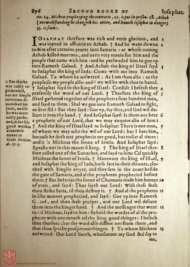 Original Douay Rheims Catholic Bible scan 0916