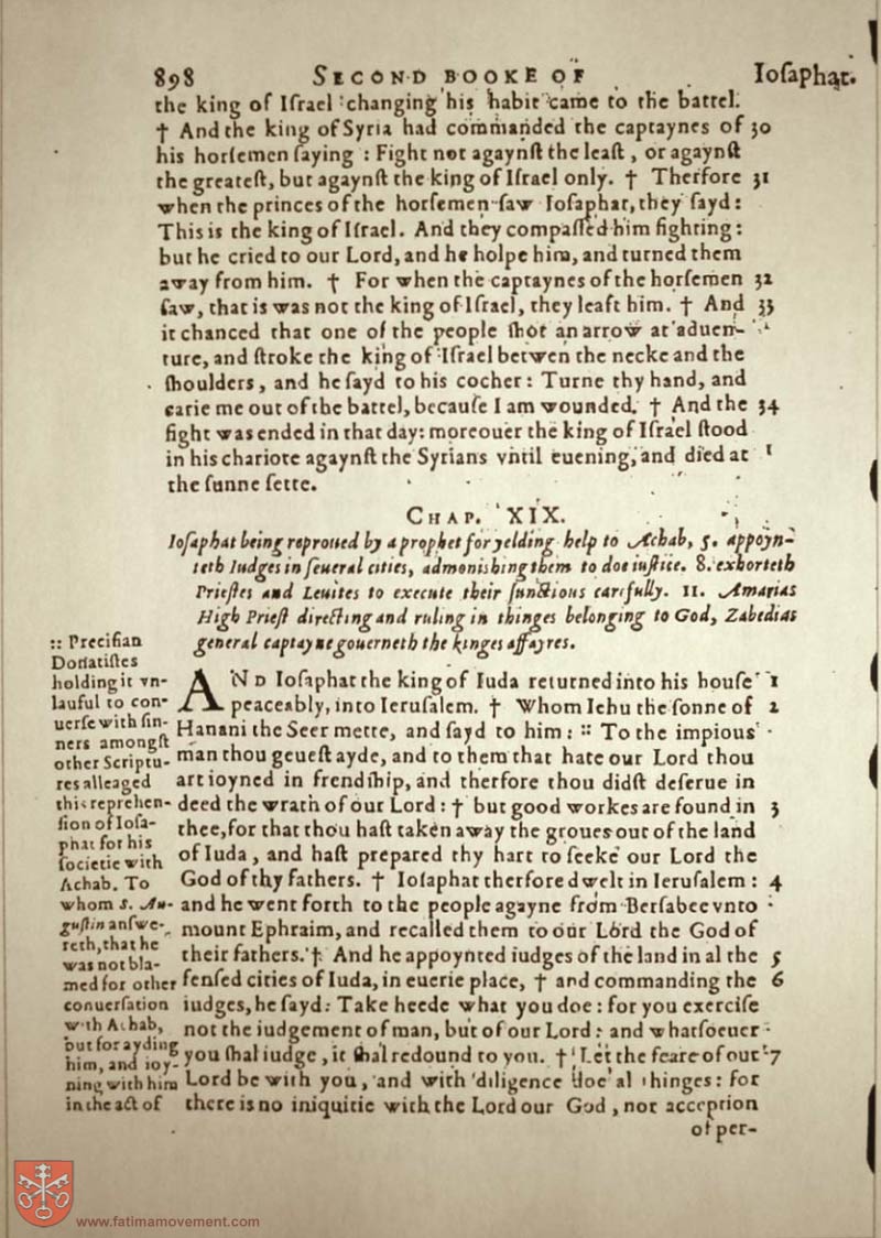 Original Douay Rheims Catholic Bible scan 0918