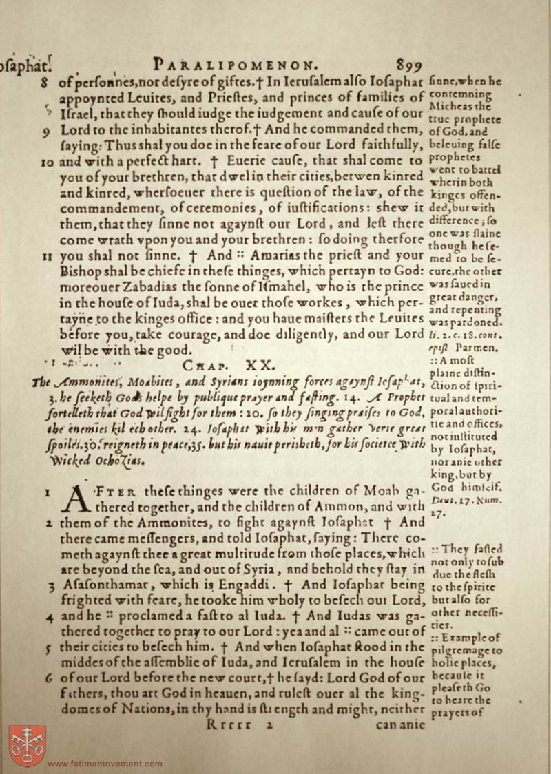 Original Douay Rheims Catholic Bible scan 0919
