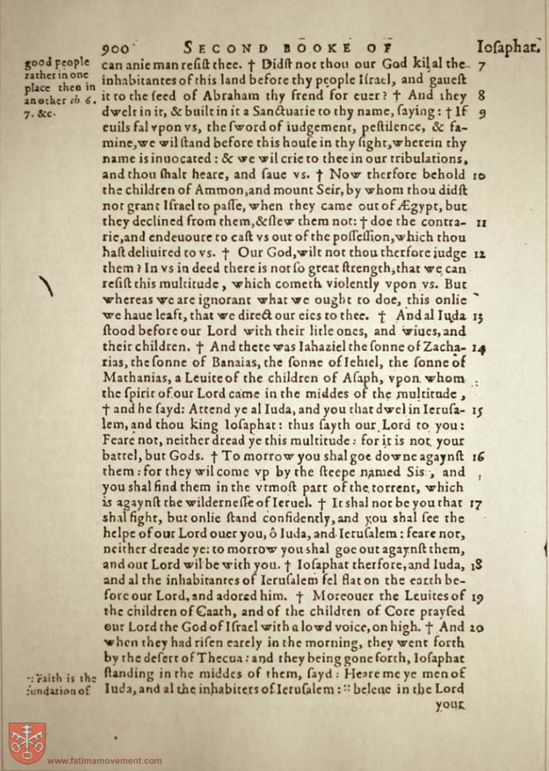 Original Douay Rheims Catholic Bible scan 0920