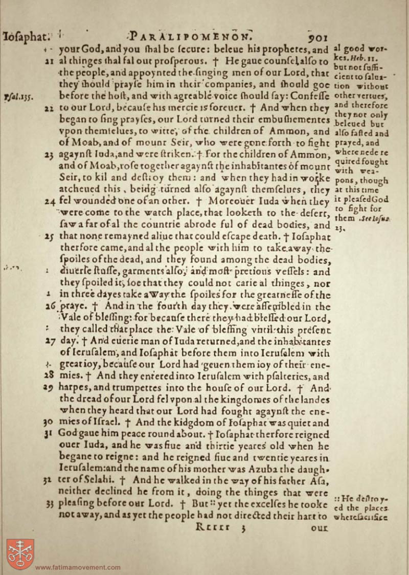 Original Douay Rheims Catholic Bible scan 0921