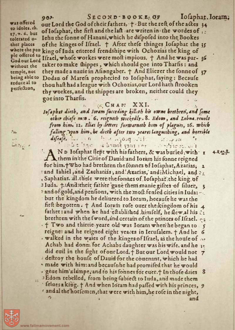 Original Douay Rheims Catholic Bible scan 0922