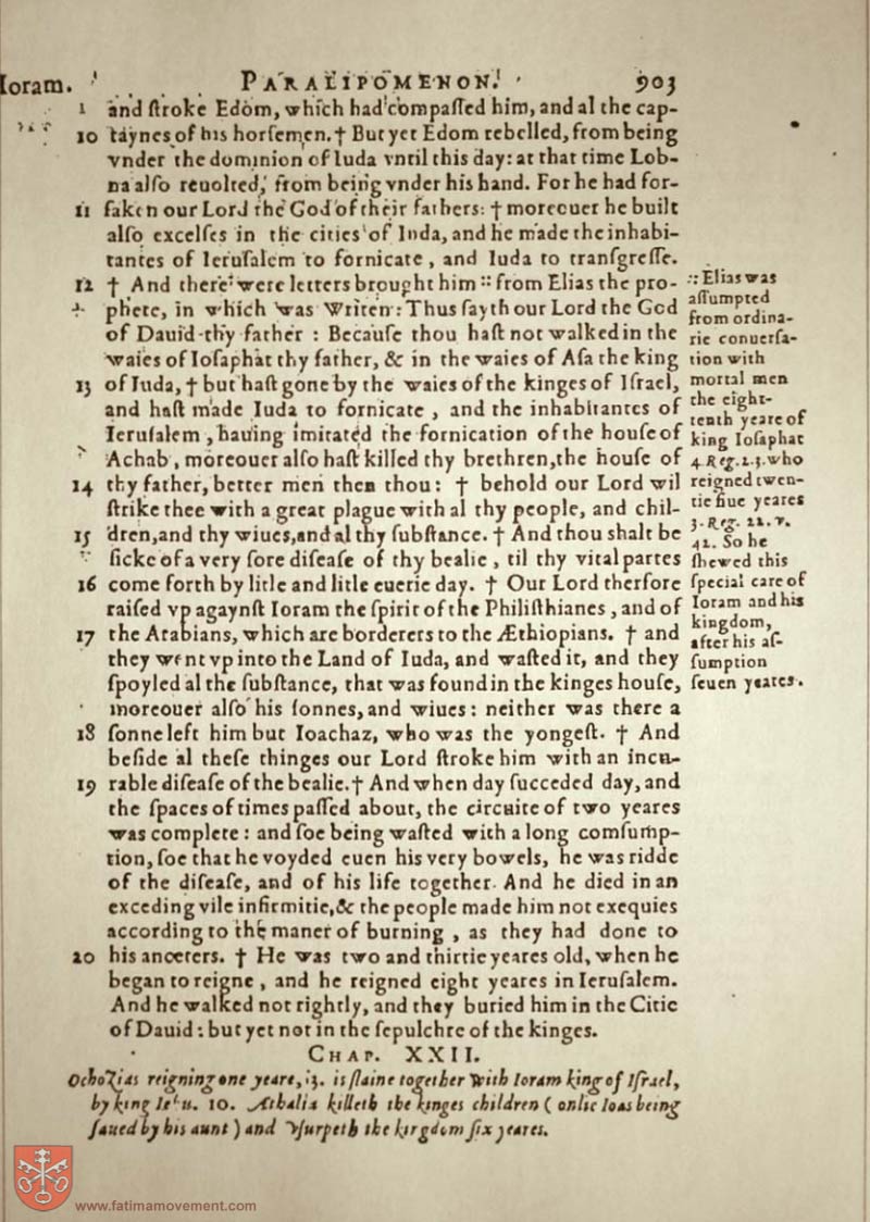 Original Douay Rheims Catholic Bible scan 0923
