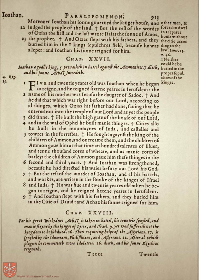 Original Douay Rheims Catholic Bible scan 0933