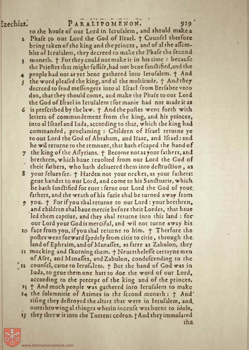 Original Douay Rheims Catholic Bible scan 0939