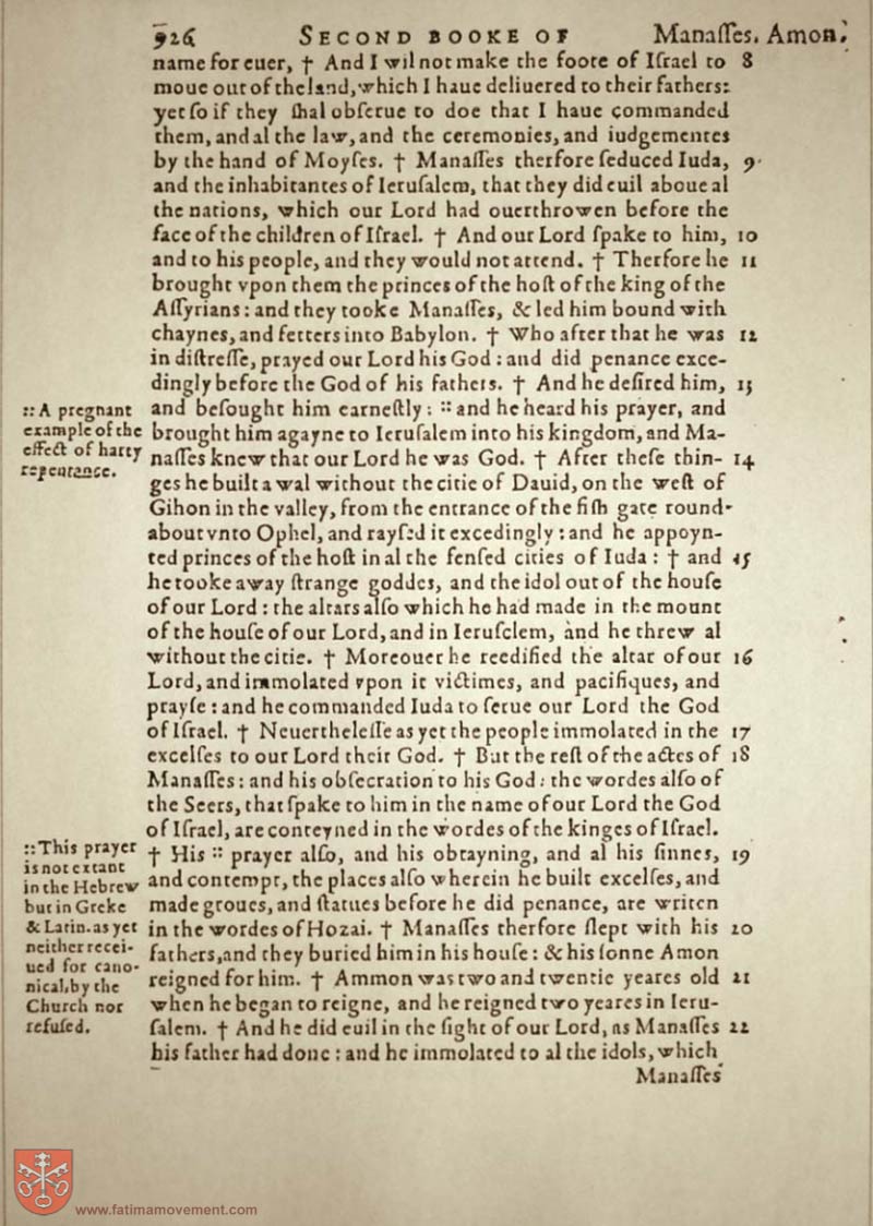 Original Douay Rheims Catholic Bible scan 0946