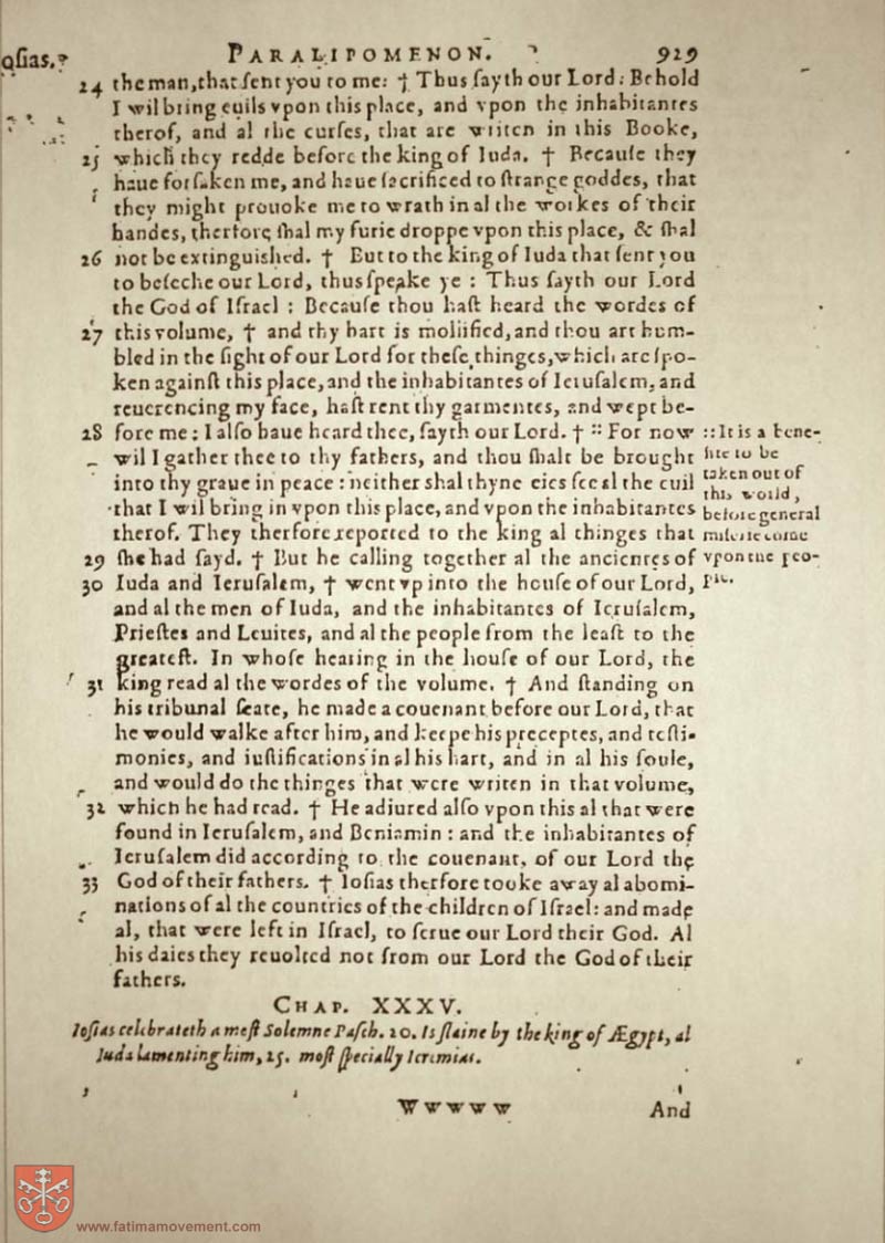 Original Douay Rheims Catholic Bible scan 0949