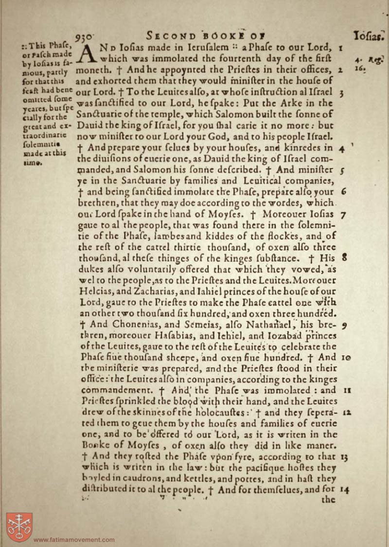 Original Douay Rheims Catholic Bible scan 0950