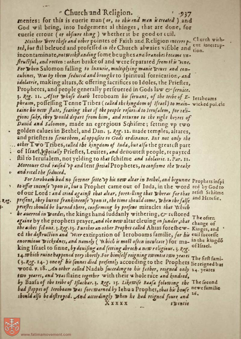 Original Douay Rheims Catholic Bible scan 0957