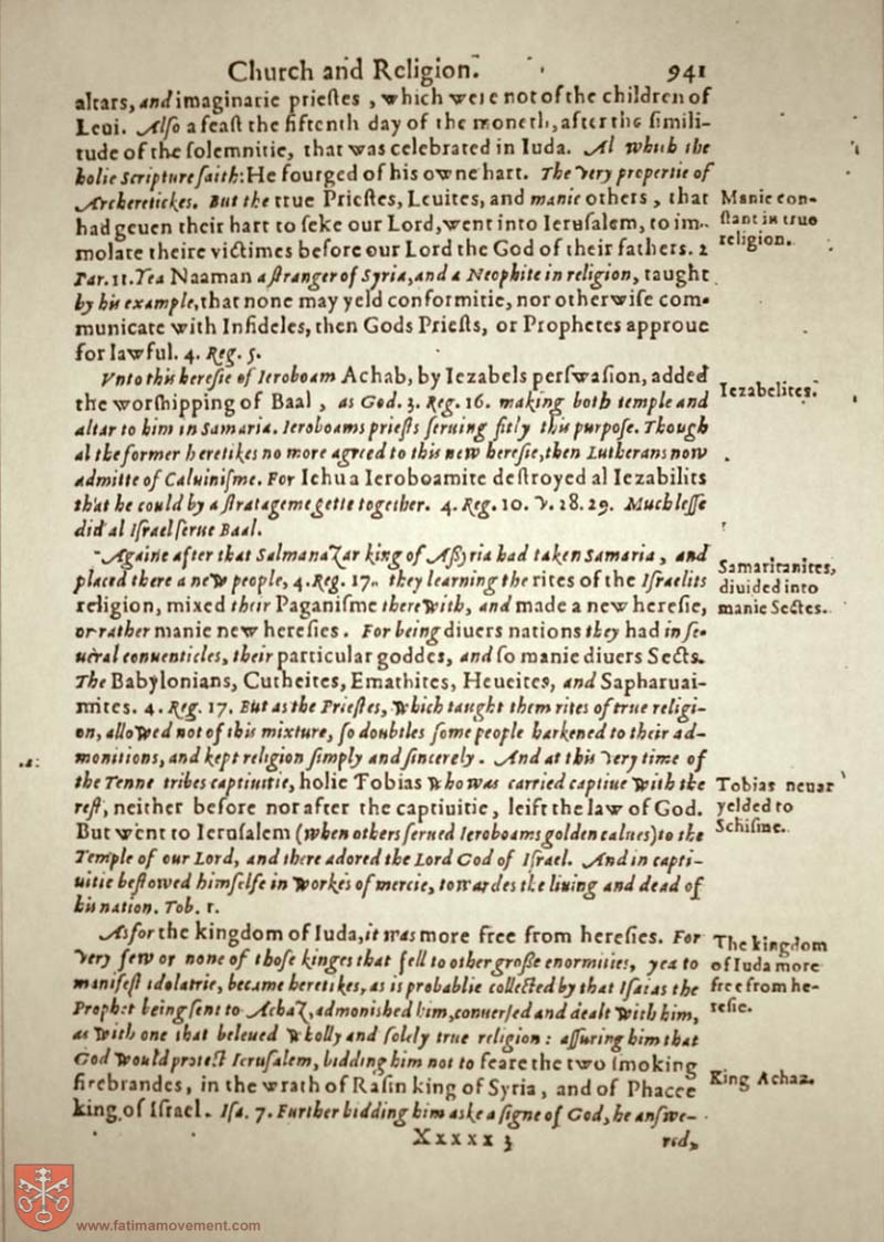 Original Douay Rheims Catholic Bible scan 0961