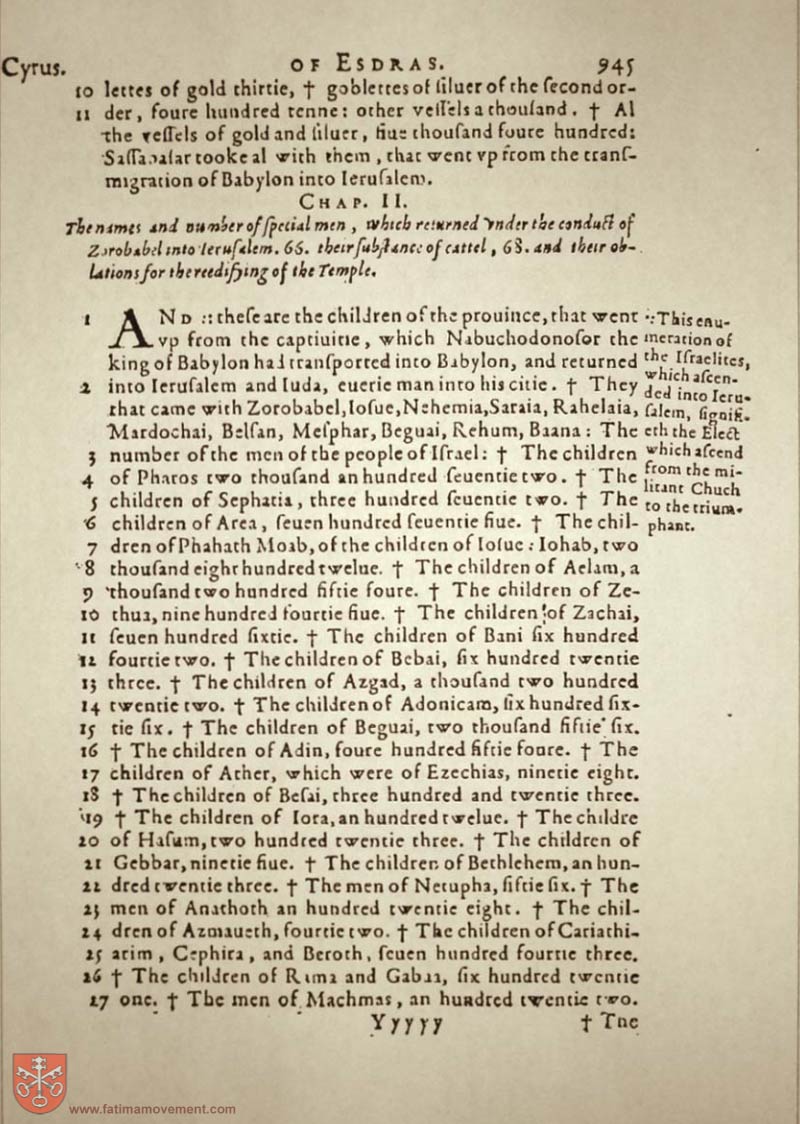 Original Douay Rheims Catholic Bible scan 0965