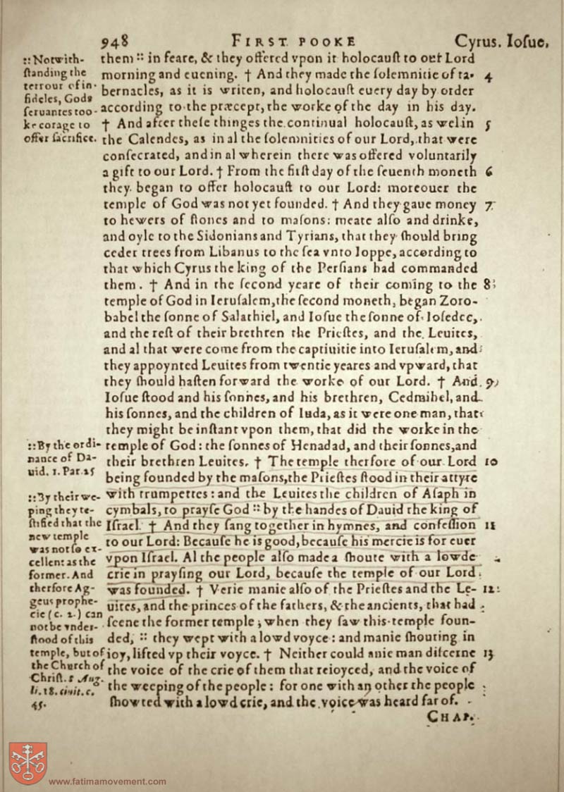 Original Douay Rheims Catholic Bible scan 0968