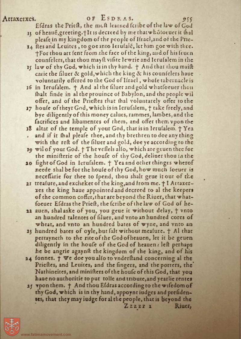 Original Douay Rheims Catholic Bible scan 0975