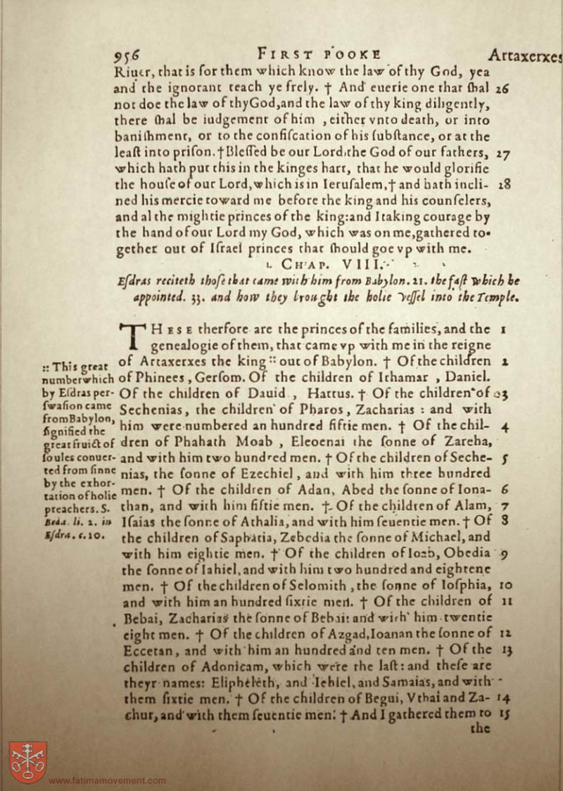 Original Douay Rheims Catholic Bible scan 0976