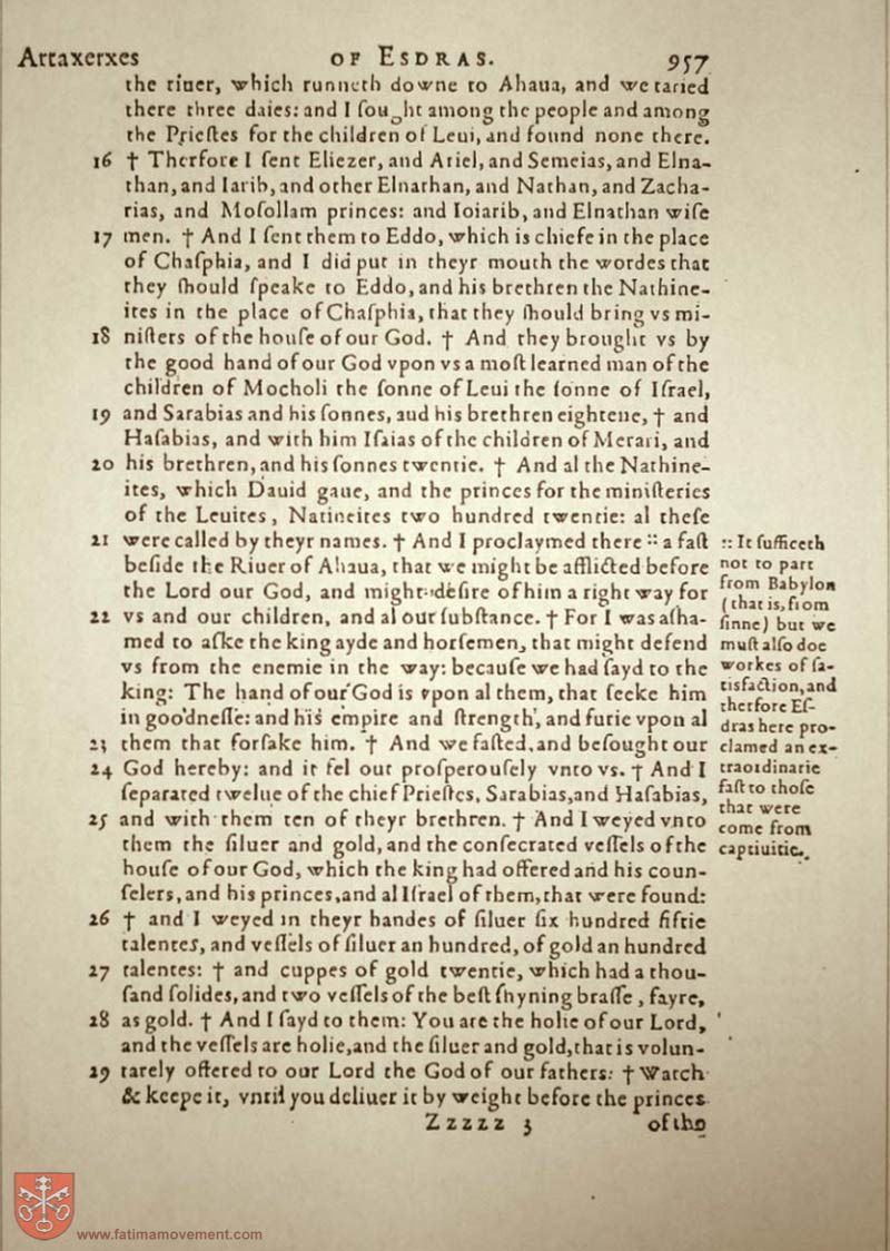 Original Douay Rheims Catholic Bible scan 0977