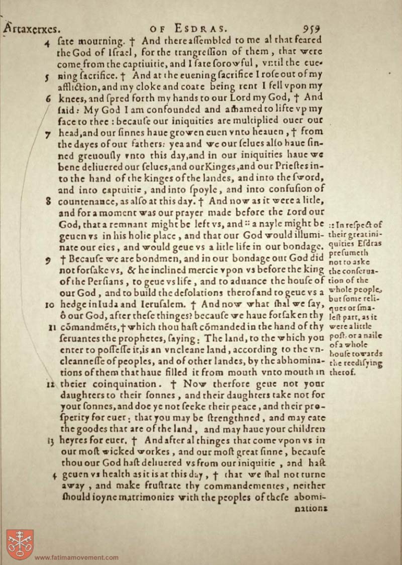 Original Douay Rheims Catholic Bible scan 0979