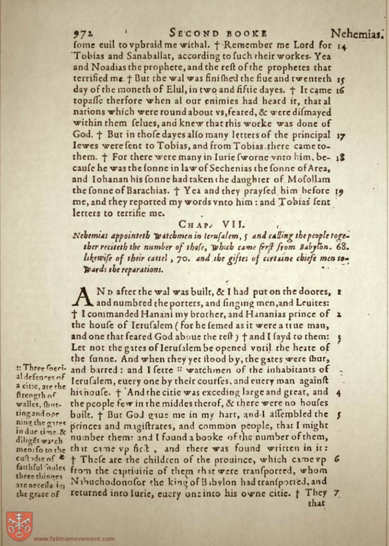 Original Douay Rheims Catholic Bible scan 0992