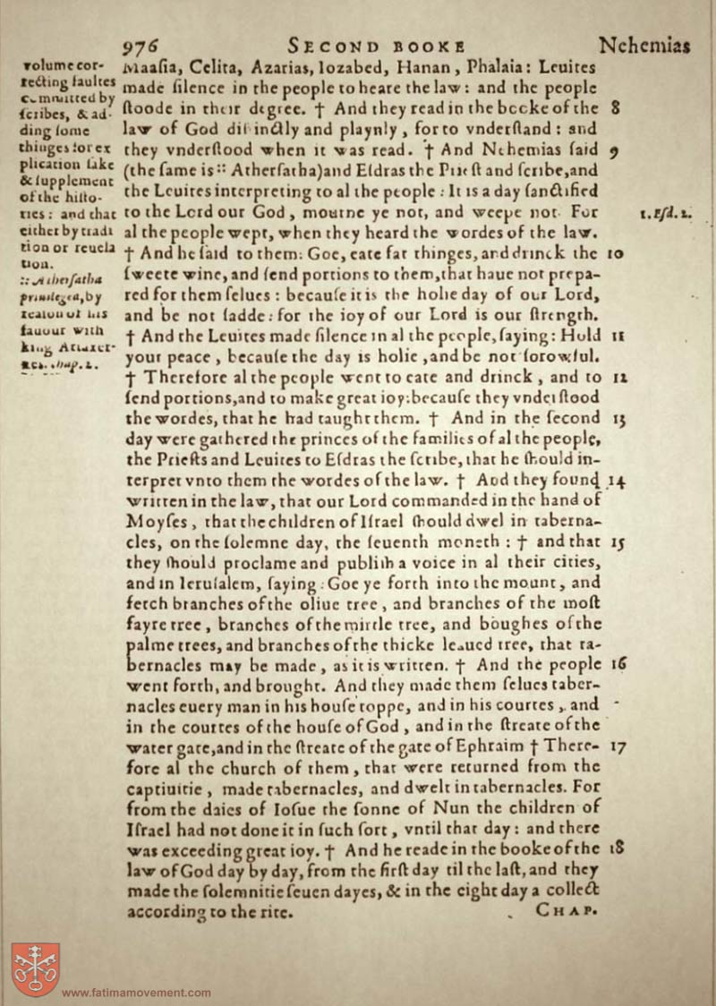 Original Douay Rheims Catholic Bible scan 0996