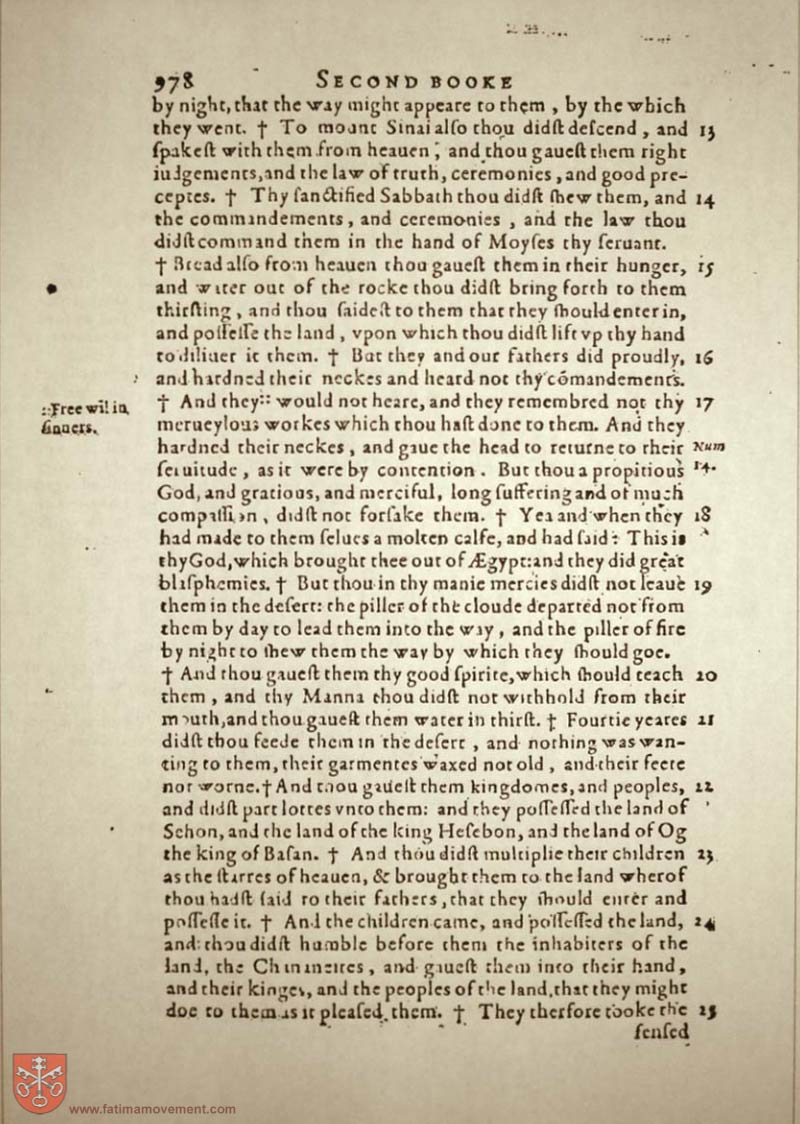 Original Douay Rheims Catholic Bible scan 0998