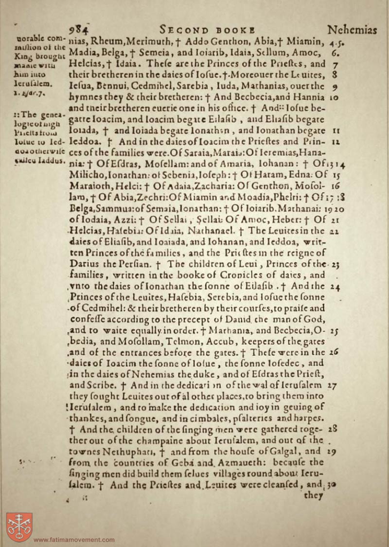 Original Douay Rheims Catholic Bible scan 1004