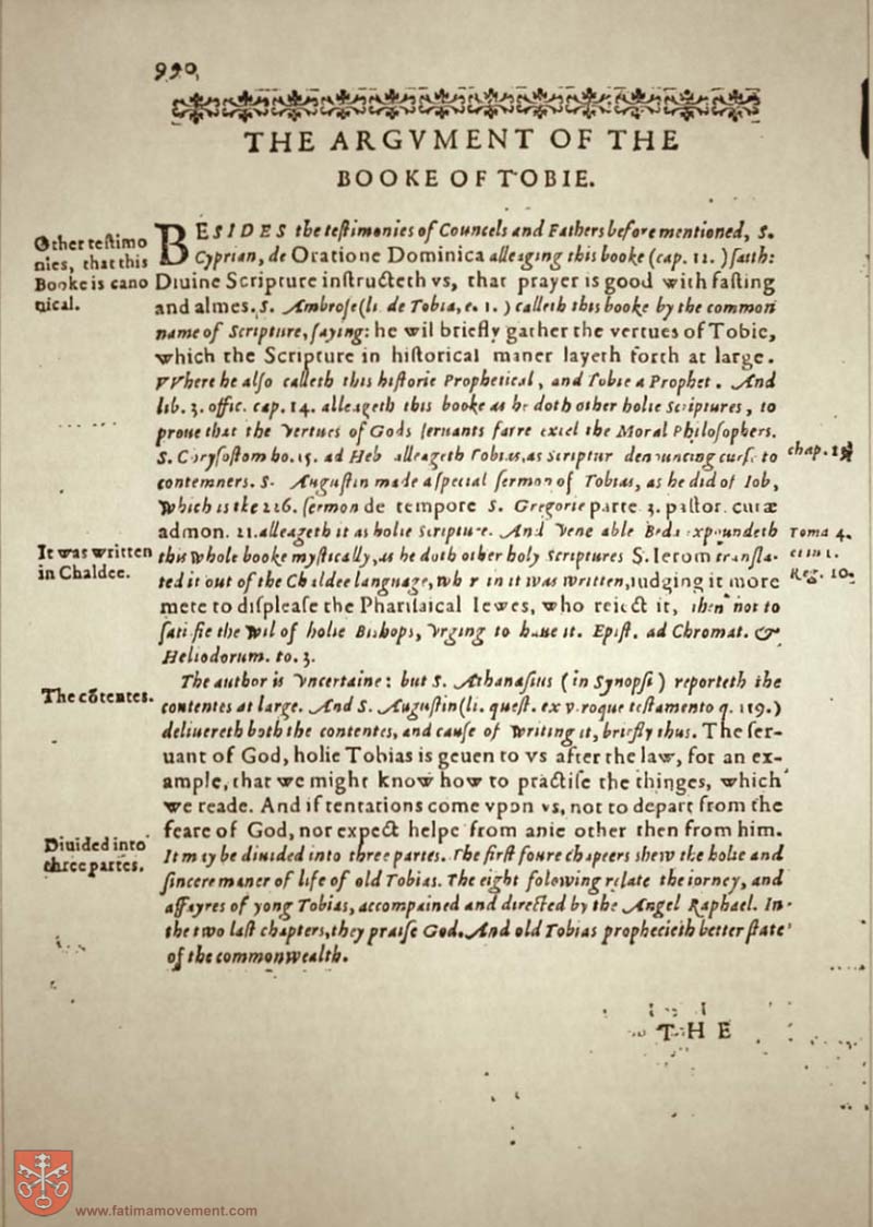 Original Douay Rheims Catholic Bible scan 1010